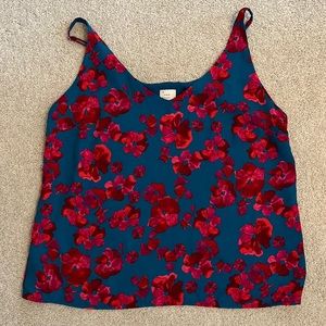 Gorgeous Blue Floral Cami